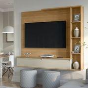 Painel para TV Sublime Novare/Off White - Patrimar Móveis