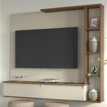 Painel para TV Sublime Off White/Canelato - Patrimar Móveis