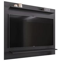 Painel para Tv Suspenso 50 Pol 120cm 2 Prateleiras Versa Z34 Preto - Mpozenato Painel para Tv Suspenso 50 Pol 120cm 2 Prateleiras Versa Z34 Preto - Mpozenato