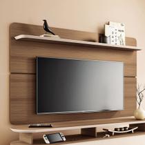 Painel para TV Suspenso 70 Pol 180cm Celine Castanho/Off White - D Rossi Painel para TV Suspenso 70 Pol 180cm Celine Castanho/Off White - D Rossi