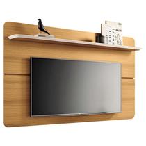 Painel Para TV Suspenso Curv 1.8 Cinamomo Off White HB Móveis Painel Para TV Suspenso Curv 1.8 Cinamomo Off White HB Móveis