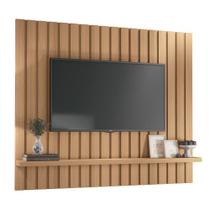 Painel Para TV Suspenso Ripado 60 Pol. 160cm Like H01 Freijó - Mpozenato