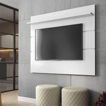 Painel para TVs até 46" com Prateleira Prism 1,4 Branco Acetinado - Patrimar