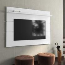 Painel para TVs até 50" com Prateleira Prism 1.6 Branco Acetinado - Patrimar