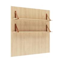 Painel Parede em MDF com Prateleiras inclusa 118cm de largura Linha Tomi Marca Quater Painel Parede em MDF com Prateleiras inclusa 118cm de largura Linha Tomi Marca Quater