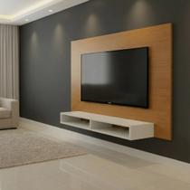 Painel Pequeno Para TV 43 Polegadas Suspenso 1,20m Com Nicho