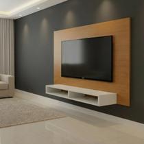 Painel Pequeno Para TV 43 Polegadas Suspenso 1,20m Com Nicho Painel Pequeno Para TV 43 Polegadas Suspenso 1,20m Com Nicho