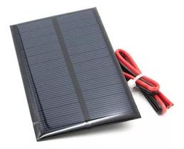 Painel Placa Com Fio Solar 6v 1w 200ma 110x60mm Mini Painel Placa Com Fio Solar 6v 1w 200ma 110x60mm Mini