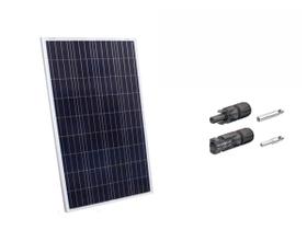 Painel Placa Solar 100 Wp e Conector MC4 Camping Home