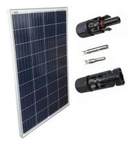 Painel Placa Solar 100w Resun Policristalino + Conector Mc4