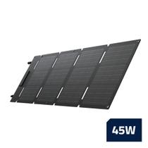 Painel Placa Solar Dobrável 45w Ecoflow com USB C Energia Portátil