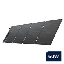 Painel Placa Solar Dobrável 60w Ecoflow com USBC Energia Portátil