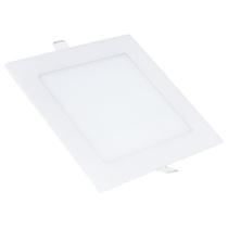 Painel Plafon 12w Quadrado Luminária Led Branco Quente - Super Led