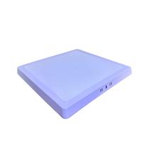 Painel Plafon 24w de Sobrepor Quadrada Branca Flat Led 3000K