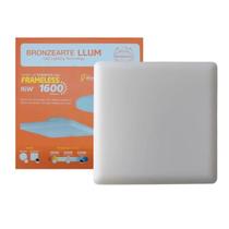 PAINEL PLAFON DE SOBREPOR LED QUADRADO FRAMELESS 16W 1600lm Bivolt 4000K (Branco Neutro) PAINEL PLAFON DE SOBREPOR LED QUADRADO FRAMELESS 16W 1600lm Bivolt 4000K (Branco Neutro)