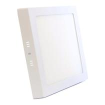 Painel Plafon de Sobrepor Quadrado 22cm Led 18W 3000K Bivolt - EMBU LED