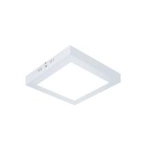 Painel Plafon de Sobrepor Quadrado Branco 16cm Led 12W 6000K Bivolt