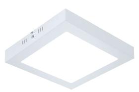 Painel Plafon de Sobrepor Quadrado Branco 28cm Led 24W 6000K Bivolt Evoled