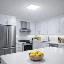 Painel Plafon Dimerizavel Embutir Led Slim 20x20 18w