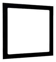 Painel Plafon Embutir Led 24w Quadrado Borda Preta Cor Preto 4000k