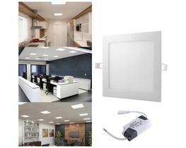 Painel Plafon Embutir Quadrado 12w Luminaria Led 3000k - ASUS Painel Plafon Embutir Quadrado 12w Luminaria Led 3000k - ASUS
