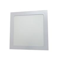 Painel Plafon LED 12w Quadrado Luminaria Embutir Branca Luz Fria