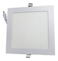 Painel Plafon LED 12w Quadrado Luminaria Embutir Luz Branca Quente DL-106 Painel Plafon LED 12w Quadrado Luminaria Embutir Luz Branca Quente DL-106