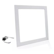 Painel plafon led 18w de embutir branco frio 6500k 22x22 quadrado