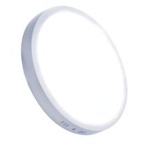 Painel Plafon Led 18w Sobrepor Redondo 4500K Branco Neutro Decoração Iluminação Loja Casa Sanca Gesso - Super Led