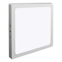 Painel Plafon Led 24w Quadrado Sobrepor 3000k Amarela