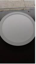 Painel Plafon Led 24w Redondo Embutir Branco Frio Luminária Painel Plafon Led 24w Redondo Embutir Branco Frio Luminária