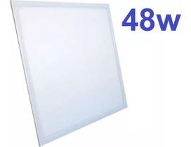 Painel plafon led 48w embutir branco quadrado 60x60 luz branca fria - Iluminin