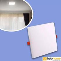 Painel Plafon Led Borda Infinita 24w Embutir Sobrepor 17x17