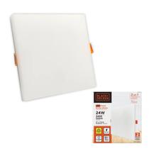 Painel Plafon Led Borda Infinita Black + Decker Quadrado 24W Painel Plafon Led Borda Infinita Black + Decker Quadrado 24W