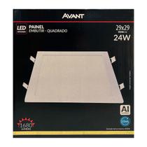 Painel Plafon Led Embutir 29X29cm 24W 4000K Branco Bivolt - Avant - 858130874