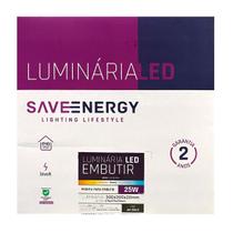 Painel Plafon Led Embutir 30X30cm 25W 4000K Preto Bivolt - Save Energy - SE-240.3017 Painel Plafon Led Embutir 30X30cm 25W 4000K Preto Bivolt - Save Energy - SE-240.3017