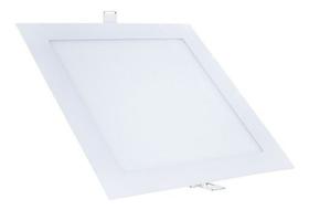Painel Plafon Led Embutir Quadrado Bivolt 24w Branco Frio