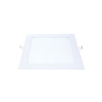 Painel Plafon LED Embutir Quadrado Luz Quente 3000K 12W 17cm