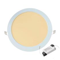 Painel Plafon Led Embutir Redondo, 18W, Branco Quente 3000K, Bivolt - Iluminação Residencial
