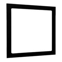 Painel Plafon Led Embutir Slim 20x20 18w Quadrado Preto Sofisticado Casa Sala Estar Jantar Cozinha Minimalista Luminária