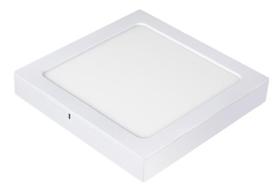 Painel Plafon Led Embutir Sobrepor Quadrado 298Mm 20W Branco