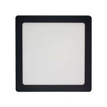 Painel Plafon Led Sobrepor 16,3X16,3cm 12W 4100K Bivolt Preto - Blumenau - 80704101
