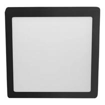 Painel Plafon Led Sobrepor 21,2X21,2cm 18W 4100K Bivolt Preto - Blumenau - 80804101 Painel Plafon Led Sobrepor 21,2X21,2cm 18W 4100K Bivolt Preto - Blumenau - 80804101