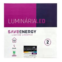 Painel Plafon Led Sobrepor 40X40cm 36W 5700K Branco Bivolt - Save Energy - SE-240.936 Painel Plafon Led Sobrepor 40X40cm 36W 5700K Branco Bivolt - Save Energy - SE-240.936