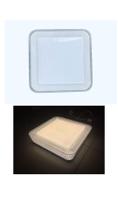 Painel Plafon led sobrepor Áries 12w cristal 3000K Painel Plafon led sobrepor Áries 12w cristal 3000K