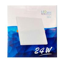 Painel Plafon Led Sobrepor/Embutir Borda Infinita 24W 4000K Bivolt - Delis - DS1246