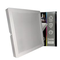 Painel Plafon Led Sobrepor Quadrado 24W 6500K (Branco Frio) 1680L Bivolt Termo EcoPanel ALI-1PF006 ALI