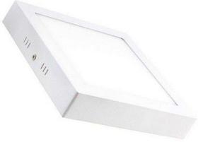 Painel plafon led sobrepor quadrado 24w branco quente 3000k startec