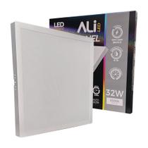 Painel Plafon Led Sobrepor Quadrado 32W 6500K (Branco Frio) 2240L Bivolt Termo EcoPanel ALI-1PF007 ALI