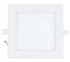 Painel Plafon Luminária Led 12w Quadrado Branco Frio Iluminação Decoração - Super Led